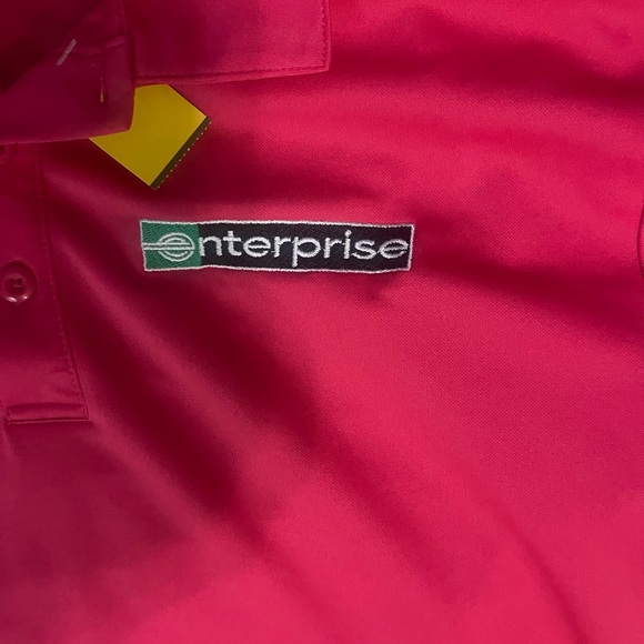 Enterprise Rent A Car Employee Uniform Polo Shirt, Mens Medium - Picture 2 of 6